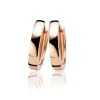 ZINZI zilveren oorringen rosé verguld 17 x 3mm ZIO186R