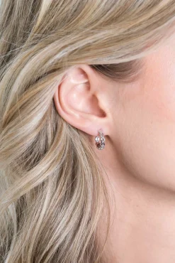 ZINZI zilveren oorringen 13mm Infinity vorm luxe sluiting ZIO1265