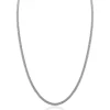 ZINZI zilveren popcorn ketting 3mm breed 42cm ZIC2765