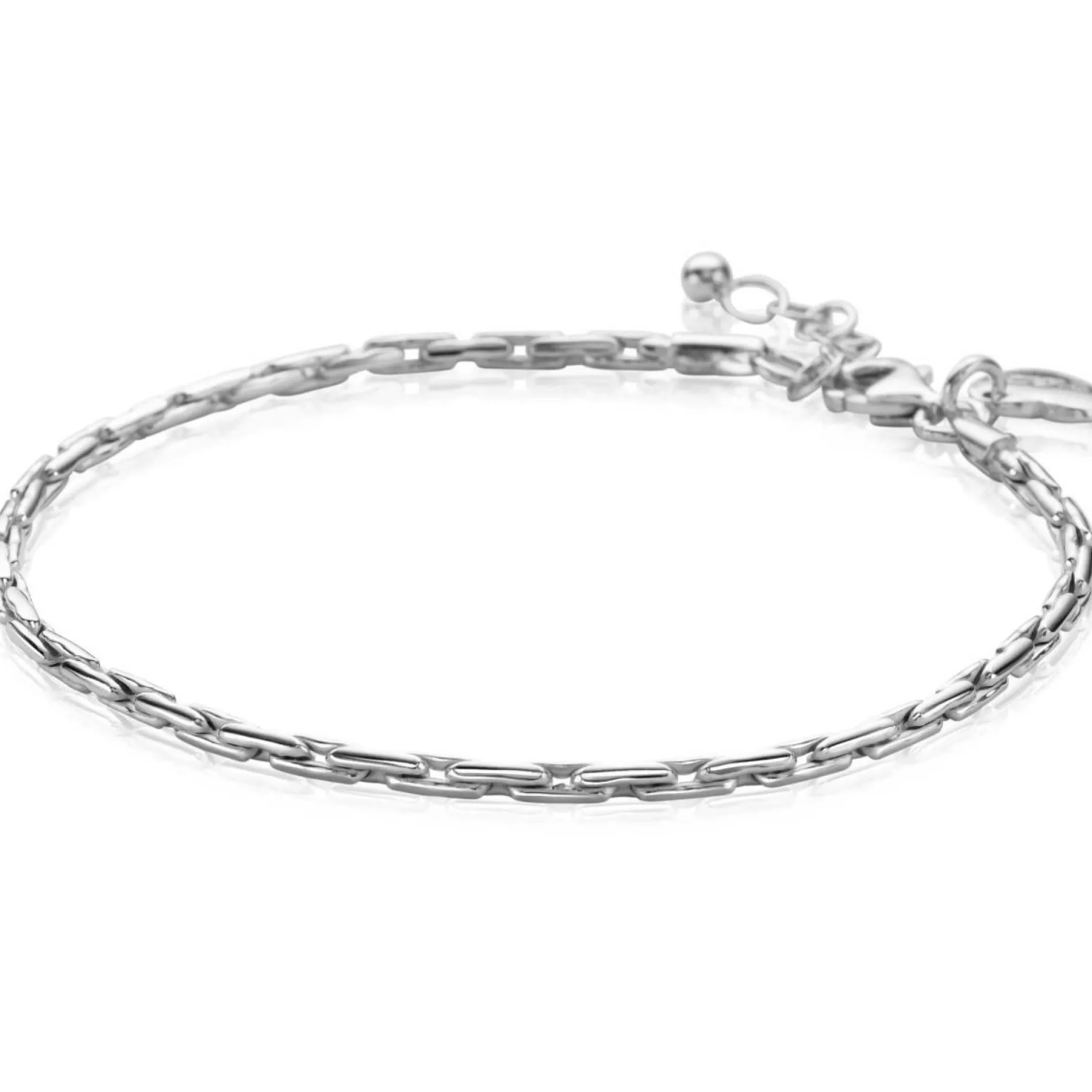 ZINZI zilveren schakel armband 2,3mm breed 18-21cm ZIA2648
