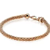 ZINZI zilveren schakelarmband rosé verguld 4,5mm breed 19cm ZIA1057R